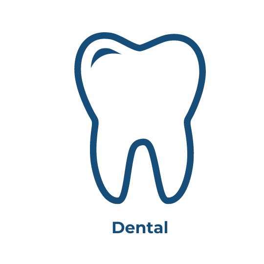 Tooth icon representing dental coverage